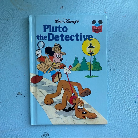 Vintage Disney Pluto the Detective Book Mickey Mouse
